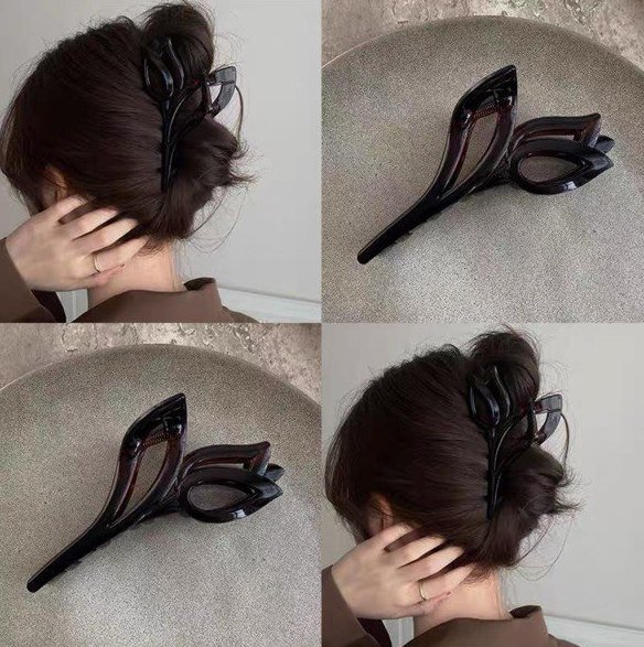 Крабики для волос в форме тюльпана