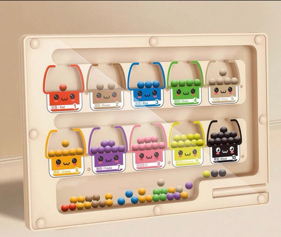 Магнитный лабиринт с шариками для малышей